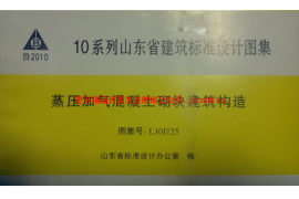 L10J125 山东蒸压加气混凝土砌块构造详图
