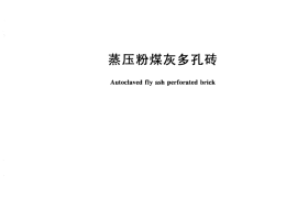 GB26541-2011 蒸压粉煤灰多孔砖