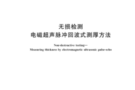 GB／T 40730-2021 无损检测 电磁超声脉冲回波式测厚方法