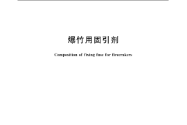 GB／T 20212-2006 爆竹用固引剂