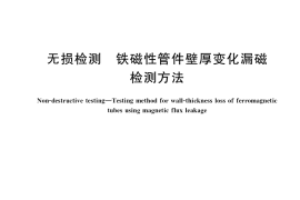 GB／T 38882-2020 无损检测 铁磁性管件壁厚变化漏磁检测方法