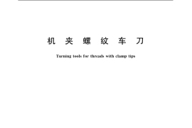 GB／T 10954-2006 机夹螺纹车刀