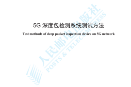 YDT 4766-2024 5G深度包检测系统测试方法_高清正式版