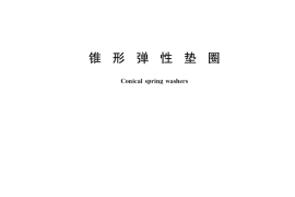 GB／T 956.3-2017 锥形弹性垫圈