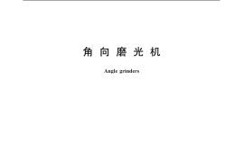 GB／T 7442-2007 角向磨光机