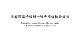 GB／T 29347-2012 法庭科学枪械射击弹壳痕迹检验规范