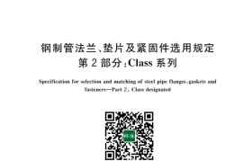 GB／T 43079.2-2023 钢制管法兰、垫片及紧固件选用规定 第2部分：Class系列(1)