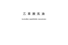 GB／T 20692-2006 乙草胺乳油