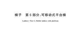 GB／T 17889.6-2025 梯子 第6部分：可移动式平台梯