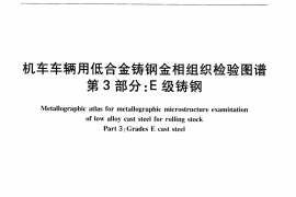 TBT3212.3-2009 机车车辆用低合金铸钢金相组织检验图谱 第3部分：E型铸钢