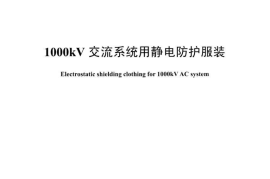 DLT1238-2013 1000kV交流系统用静电防护服装