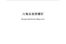 GB／T 6563-2014 六角头自挤螺钉