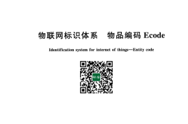 GB／T 31866-2015 物联网标识体系 物品编码Ecode(1)