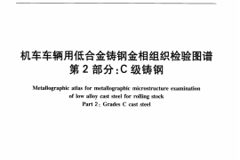 TBT3212.2-2009 机车车辆用低合金铸钢金相组织检验图谱 第2部分：C级铸钢