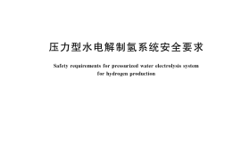 GB／T 37563-2019 压力型水电解制氢系统安全要求