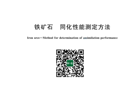 GB／T 43877-2024 铁矿石 同化性能测定方法