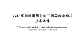 GB／T 21971-2020 YZD系列起重用多速三相异步电动机 技术条件