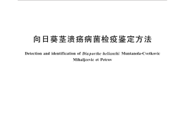GB／T 31792-2015 向日葵茎溃疡病菌检疫鉴定方法
