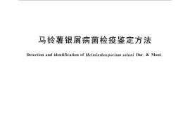 GB／T 28093-2011 马铃薯银屑病菌检疫鉴定方法