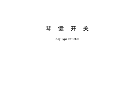 GB／T 22693-2008 琴键开关