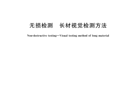 GB／T 46088-2025 无损检测 长材视觉检测方法