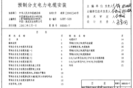 0D101-7预制分支电力电缆安装