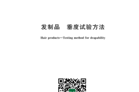 GB／T 43446-2023 发制品 垂度试验方法(1)