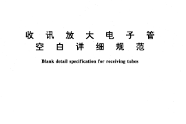 GB／T 15426-1994 收讯放大电子管空白详细规范