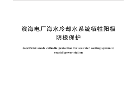 GB／T 16166-2013 滨海电厂海水冷却水系统牺牲阳极阴极保护