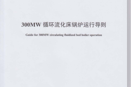 DLT1326-2014 300MW循环流化床锅炉运行导则