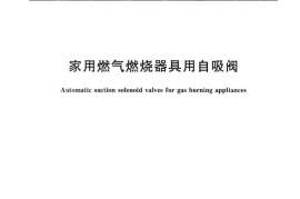 CJT132-2014 家用燃气燃烧器具用自吸阀