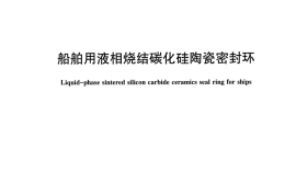 JCT2402-2017 船舶用液相烧结碳化硅陶瓷密封环